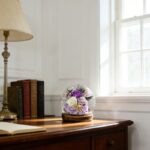 Věčné růže ve skle levandulová – elegantní dárek pro ženu UARTIK.CZ